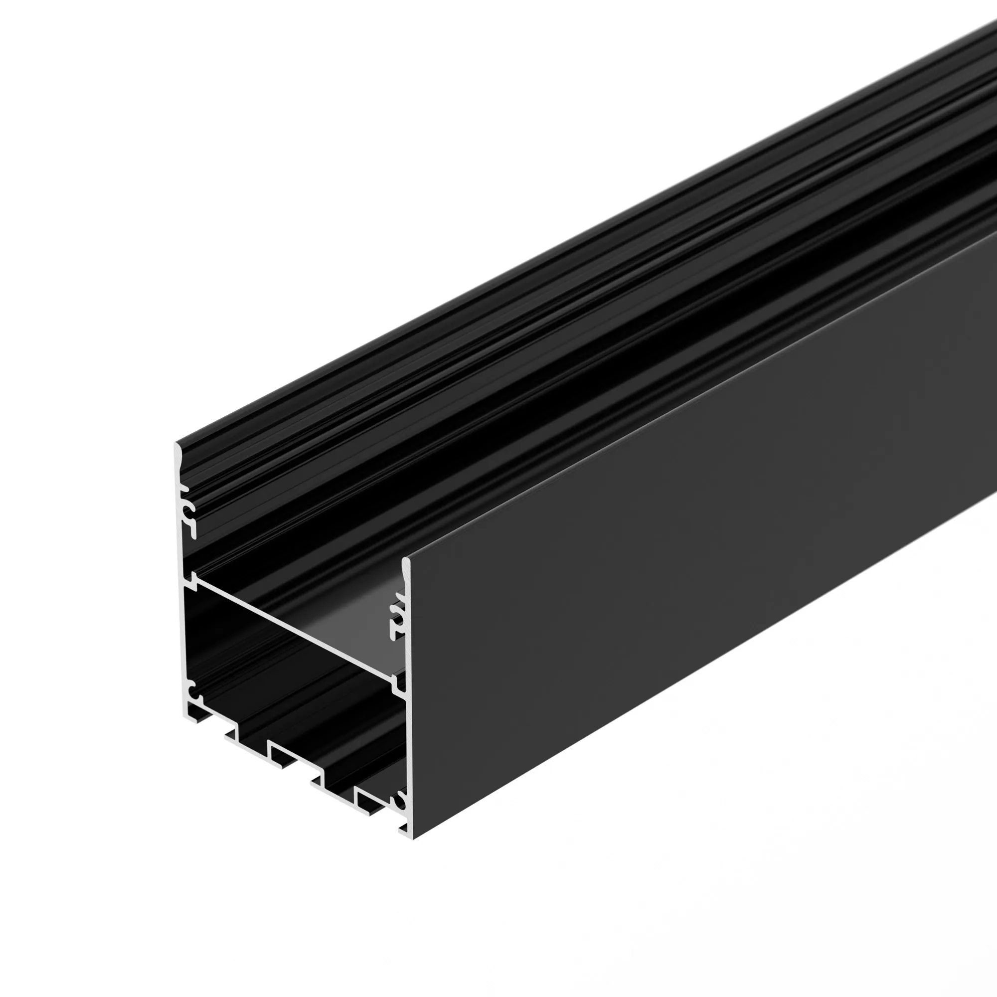 Профиль LINE-M-5050-3000 BLACK (Arlight, Алюминий) - Изображение