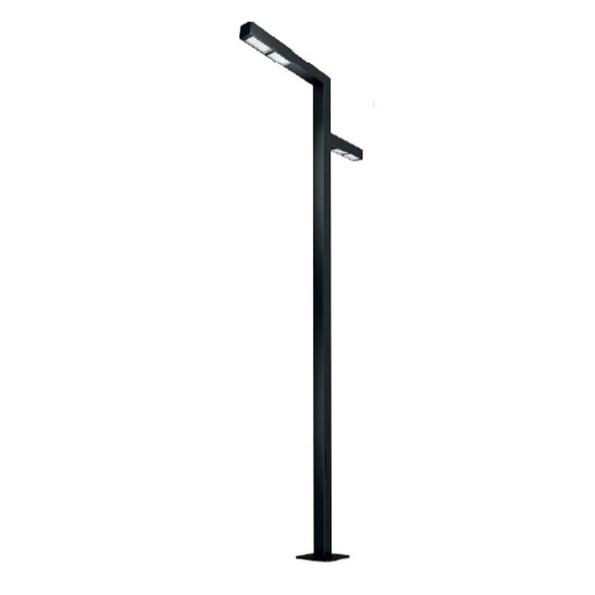 Опора OXOR-STER-Z-1600x100x100-L3000-100W Warm3000 (BK, 230V) IP65 (Arlight, Сталь) - Изображение