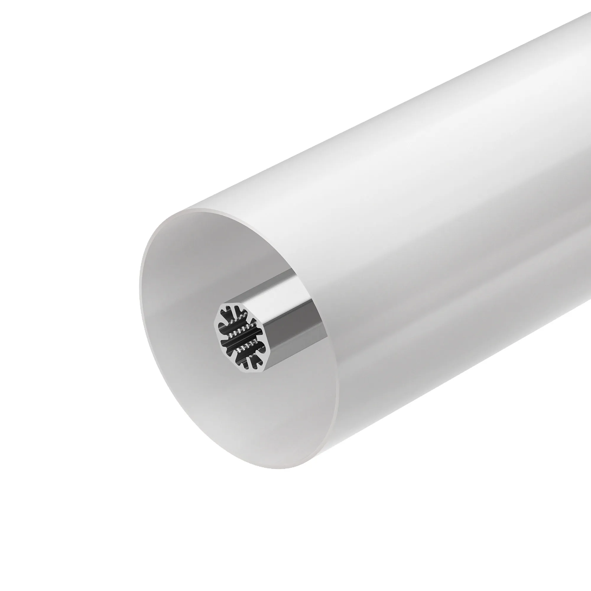 Профиль SL-ROUND-D70-360deg-2000 ANOD (Arlight, Алюминий) - Изображение