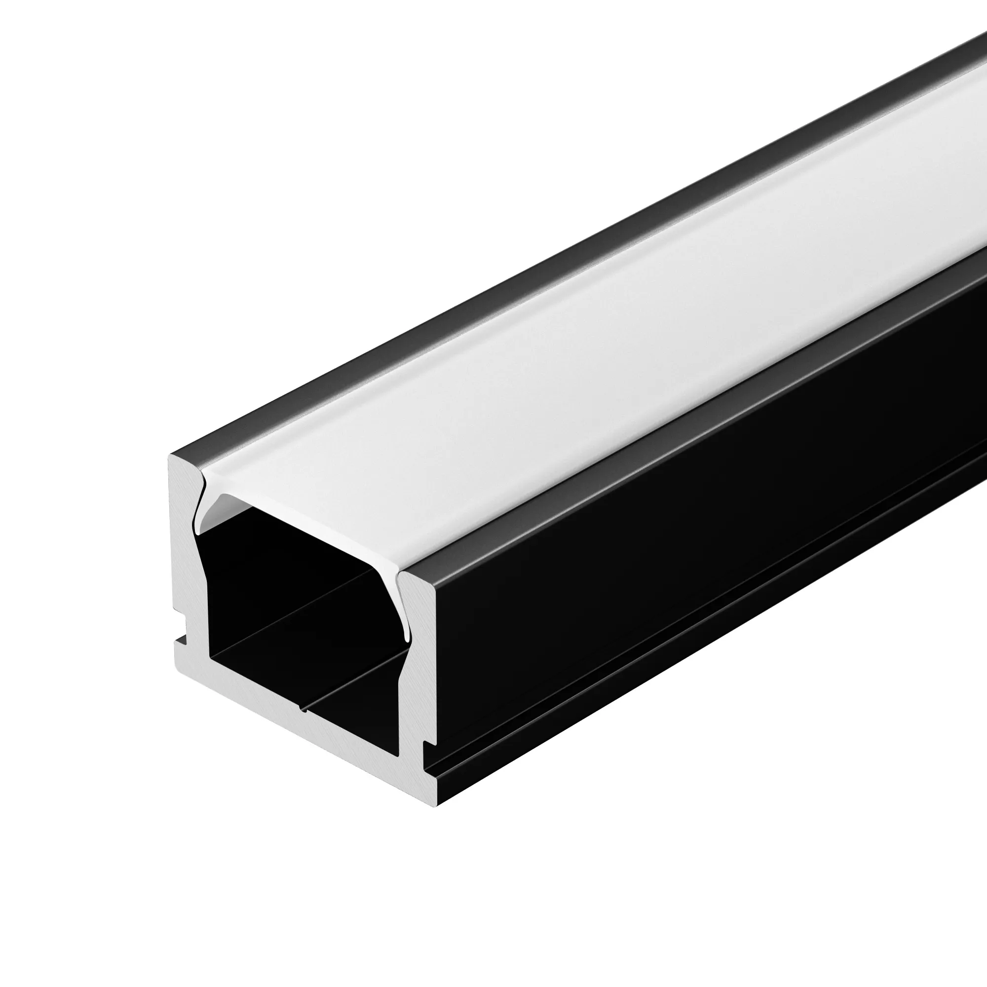 Профиль PIK-1007-2000 ANOD BLACK (Arlight, Алюминий) - Изображение