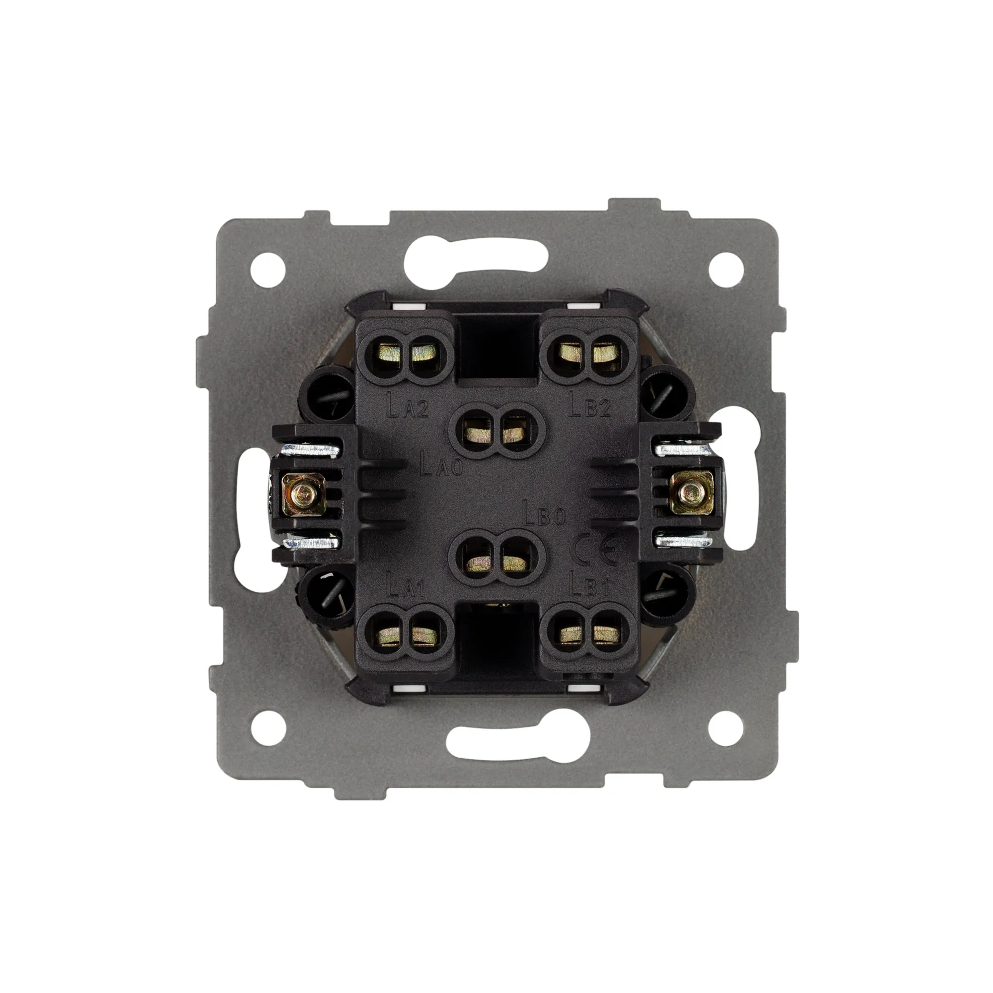 Механизм выключателя одноклавишный перекрёстный SWT-MKX1-PL-WH-V (250V, 10A) (Arlight, -) - Изображение