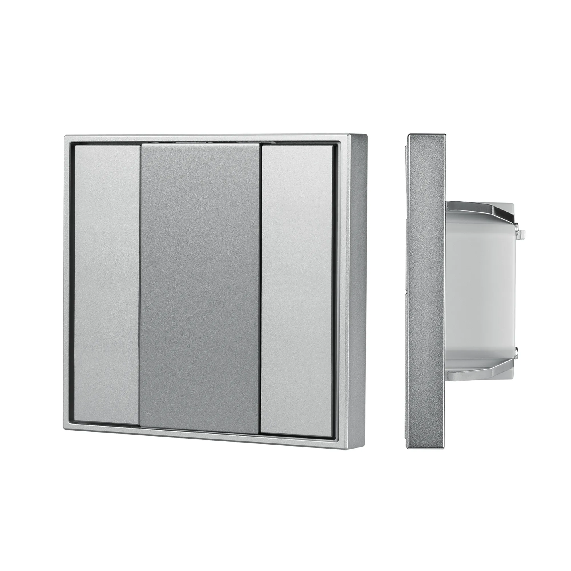 INTELLIGENT ARLIGHT Кнопочная панель DALI-201-23-2K-D2-IN Silver (BUS, Frame) (IARL, IP20 Металл, 3 года) - Изображение