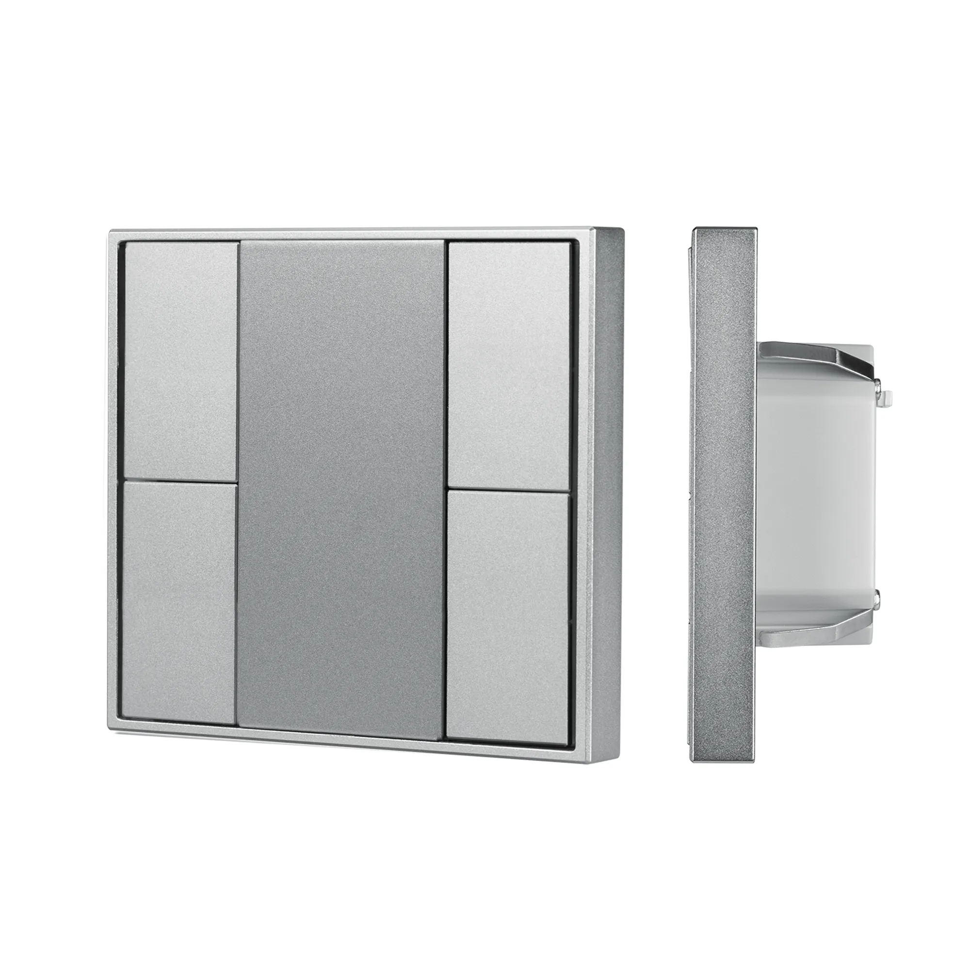 INTELLIGENT ARLIGHT Кнопочная панель DALI-201-23-4K-D2-IN Silver (BUS, Frame) (IARL, IP20 Металл, 3 года) - Изображение