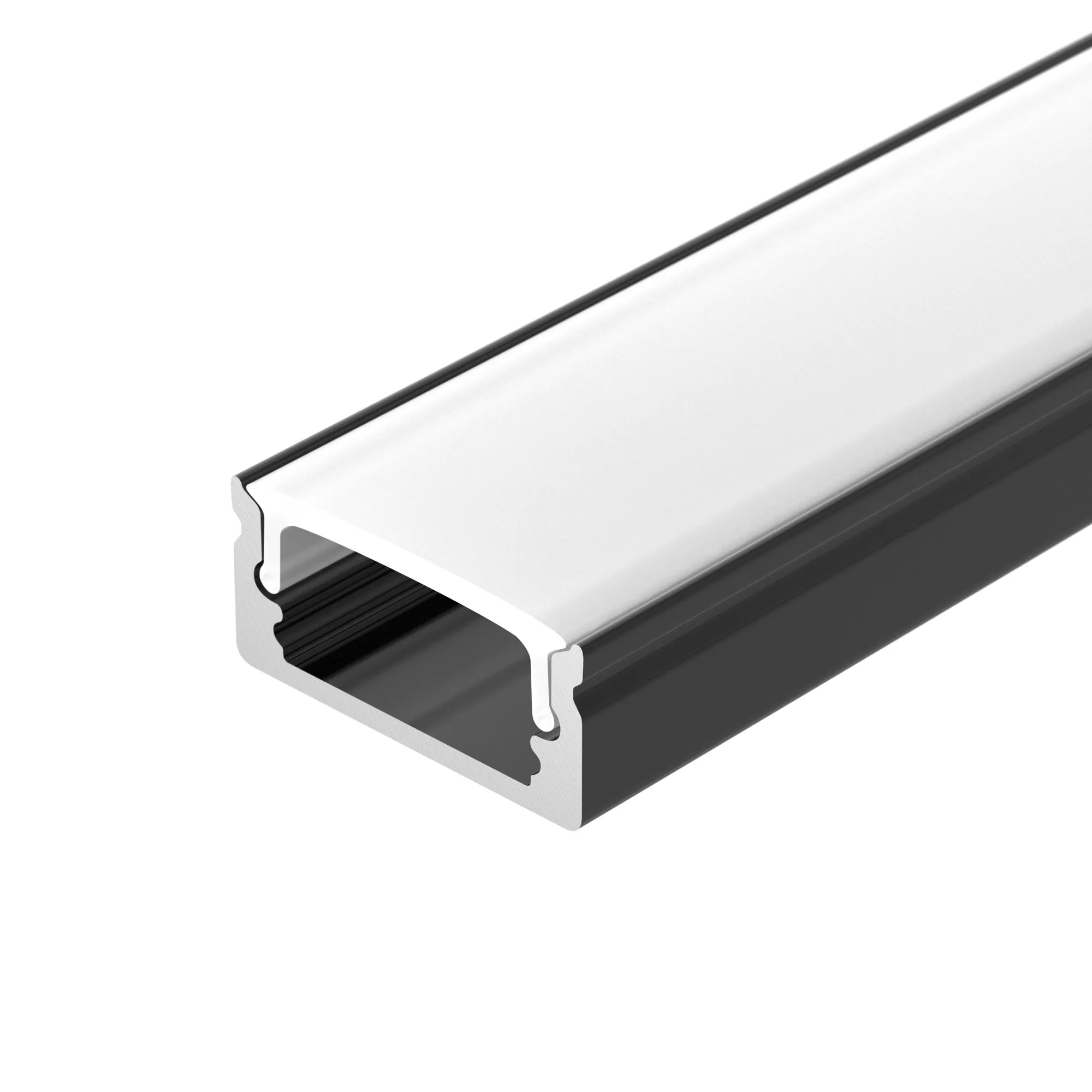 Профиль LINE-1708-2000 ANOD BLACK (Arlight, Алюминий) - Изображение