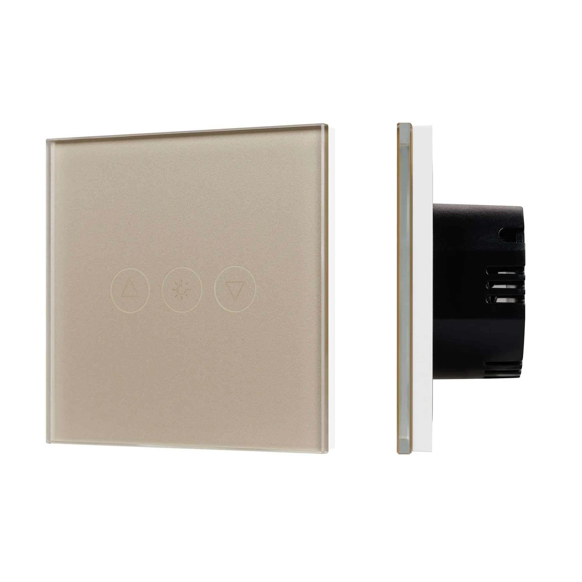 Светорегулятор сенсорный с Zigbee управлением SWT-OMALI-SD3-ZB-GD (250V, 500W) (Arlight, Стекло) - Изображение