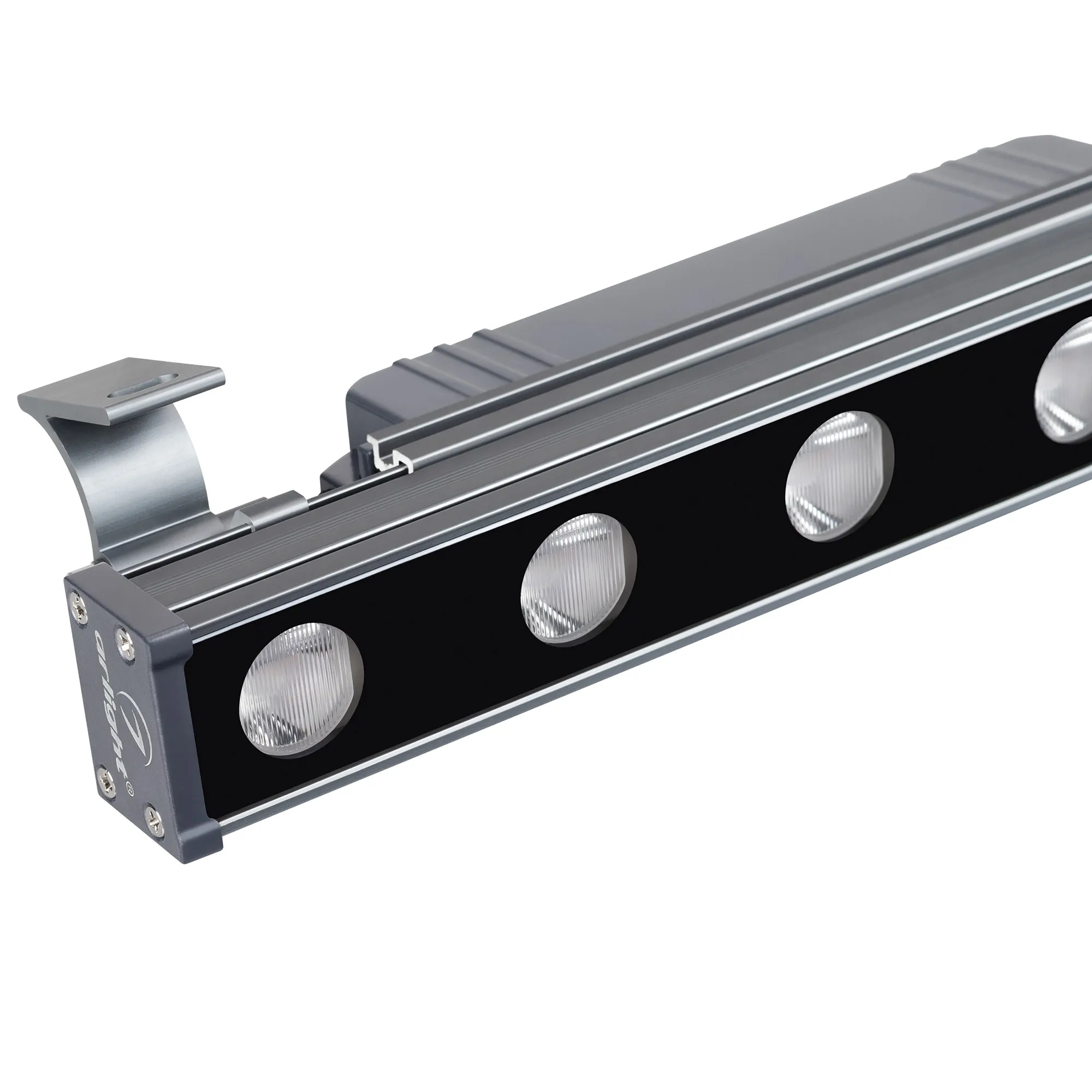 Линейный прожектор AR-LINE-300-6W Warm3000 (GR, 15x60 deg, 230V) (Arlight, IP65 Металл, 3 года) - Изображение