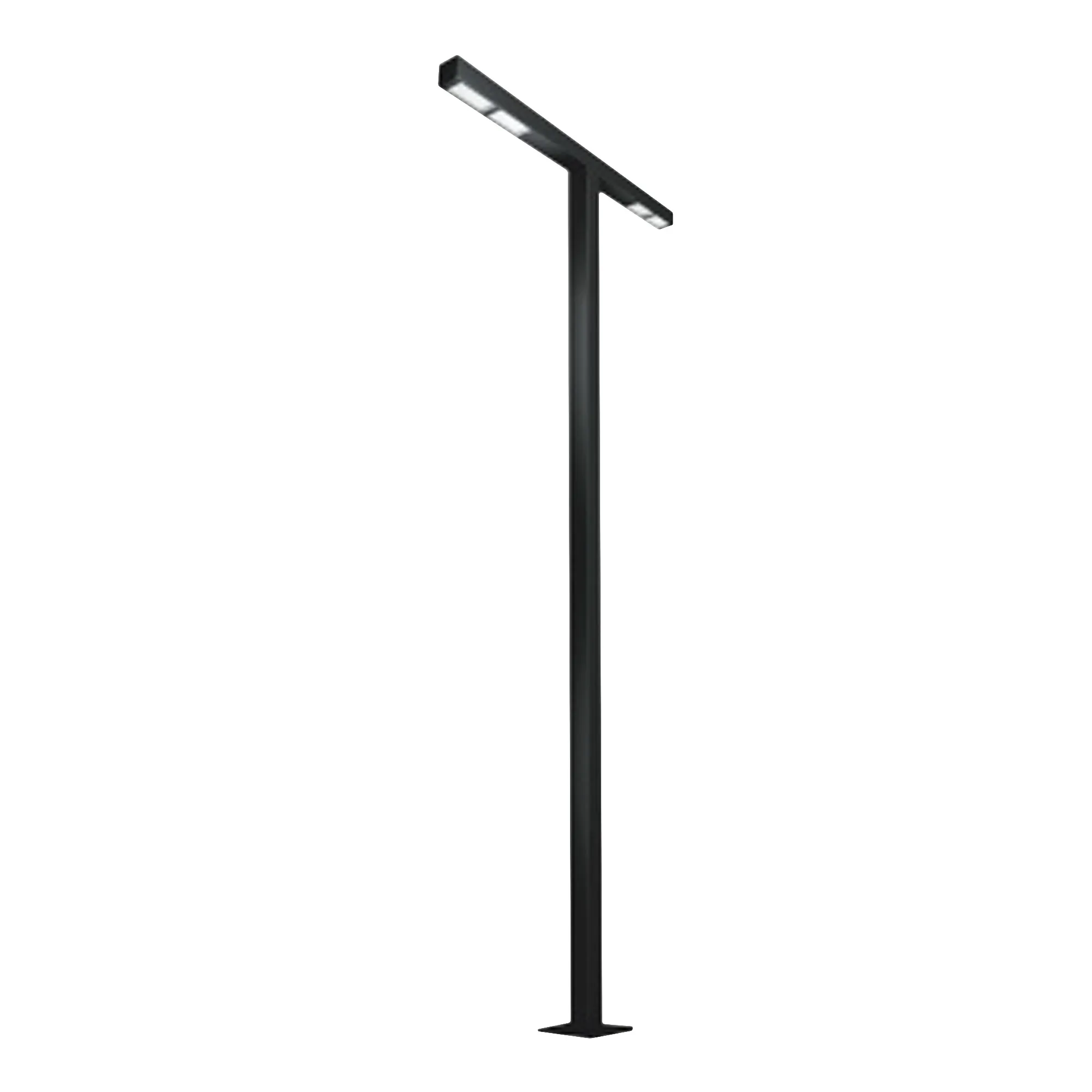 Опора OXOR-STER-T-2000x100x100-L3000-50W Warm3000 (BK, 230V) IP65 (Arlight, Сталь) - Изображение