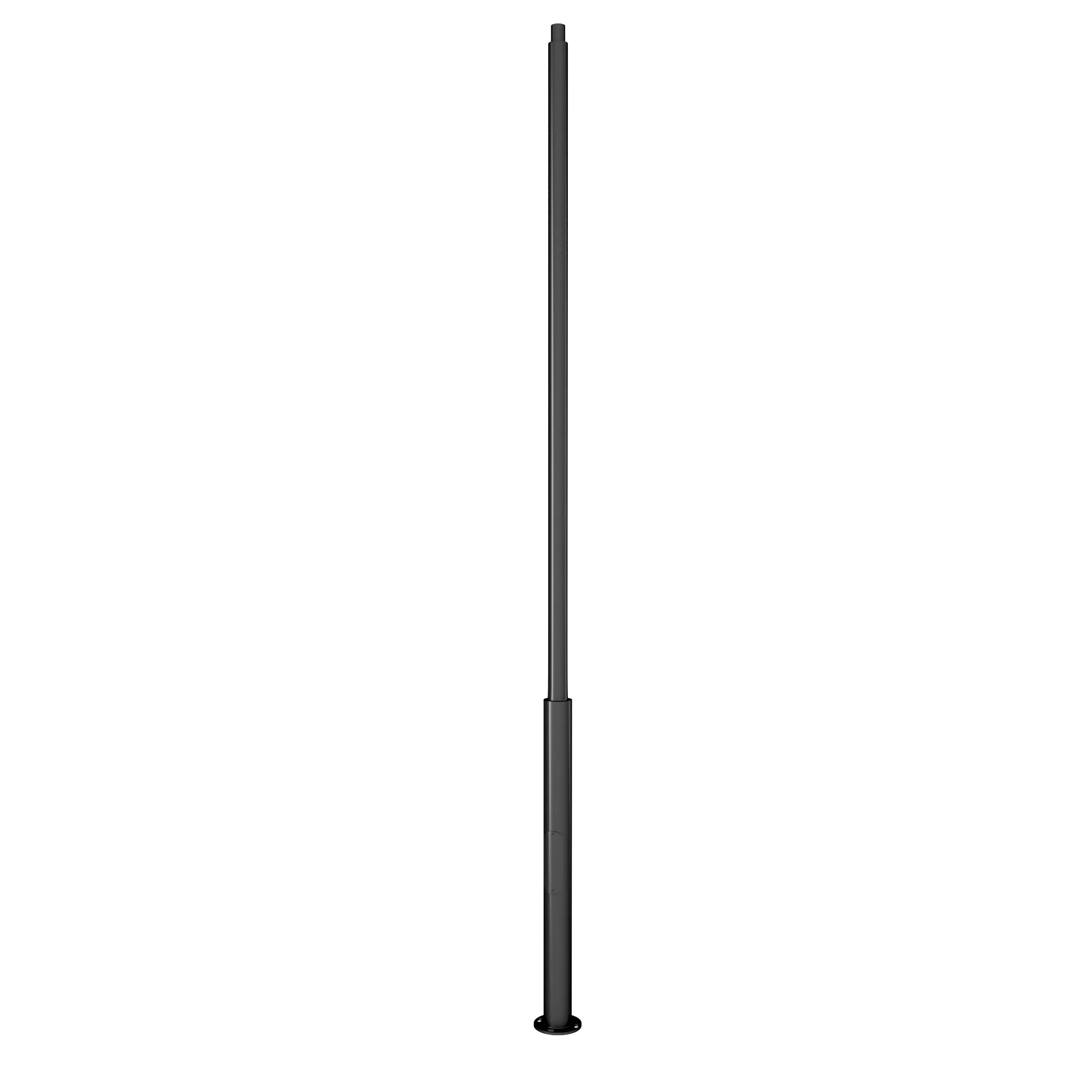 Опора фланцевая OXOR-OK2-D100-L3500 (BK) (Arlight, Алюминий) - Изображение