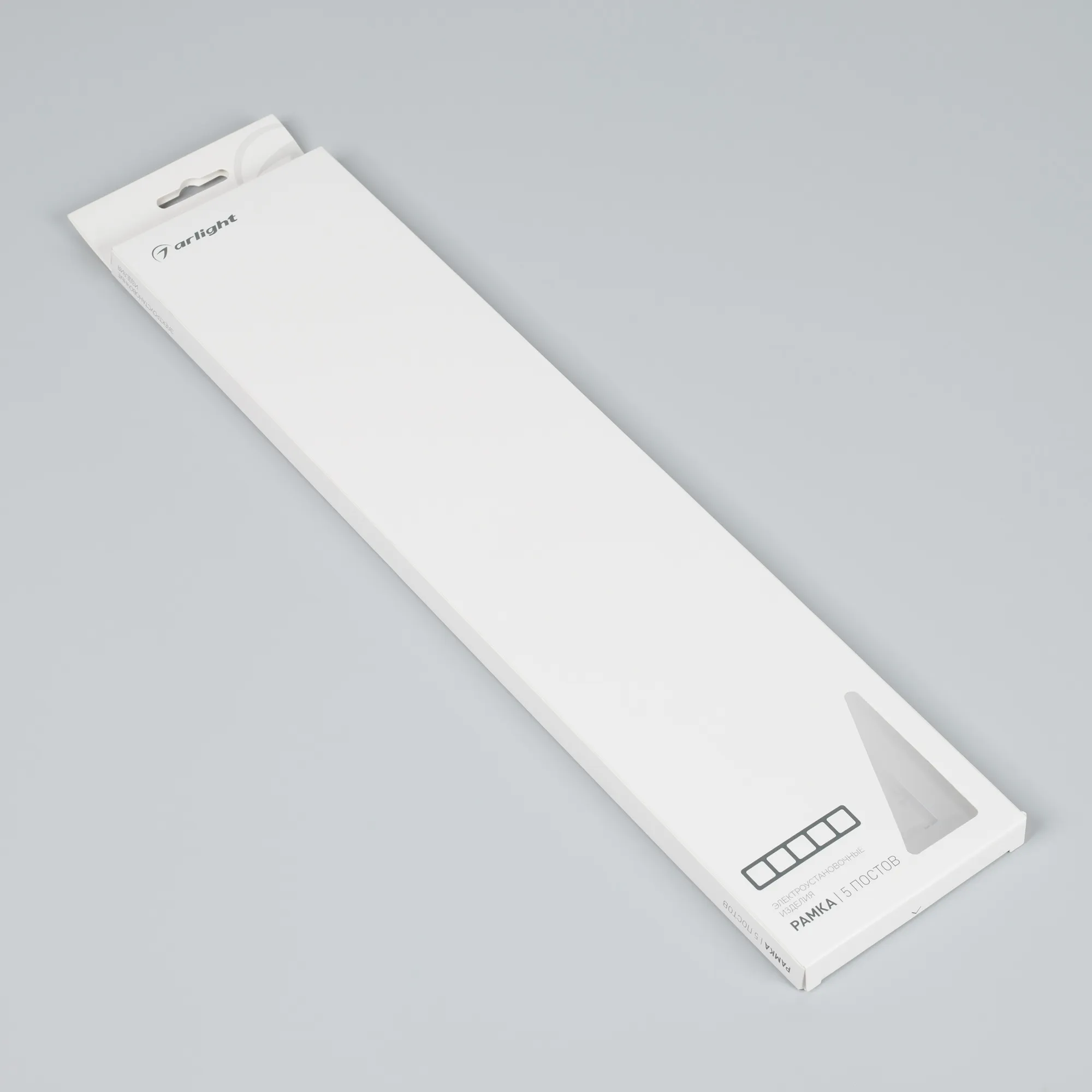 Рамка стеклянная FRM-OMALI-SFGS-5-BK (Arlight, -) - Изображение