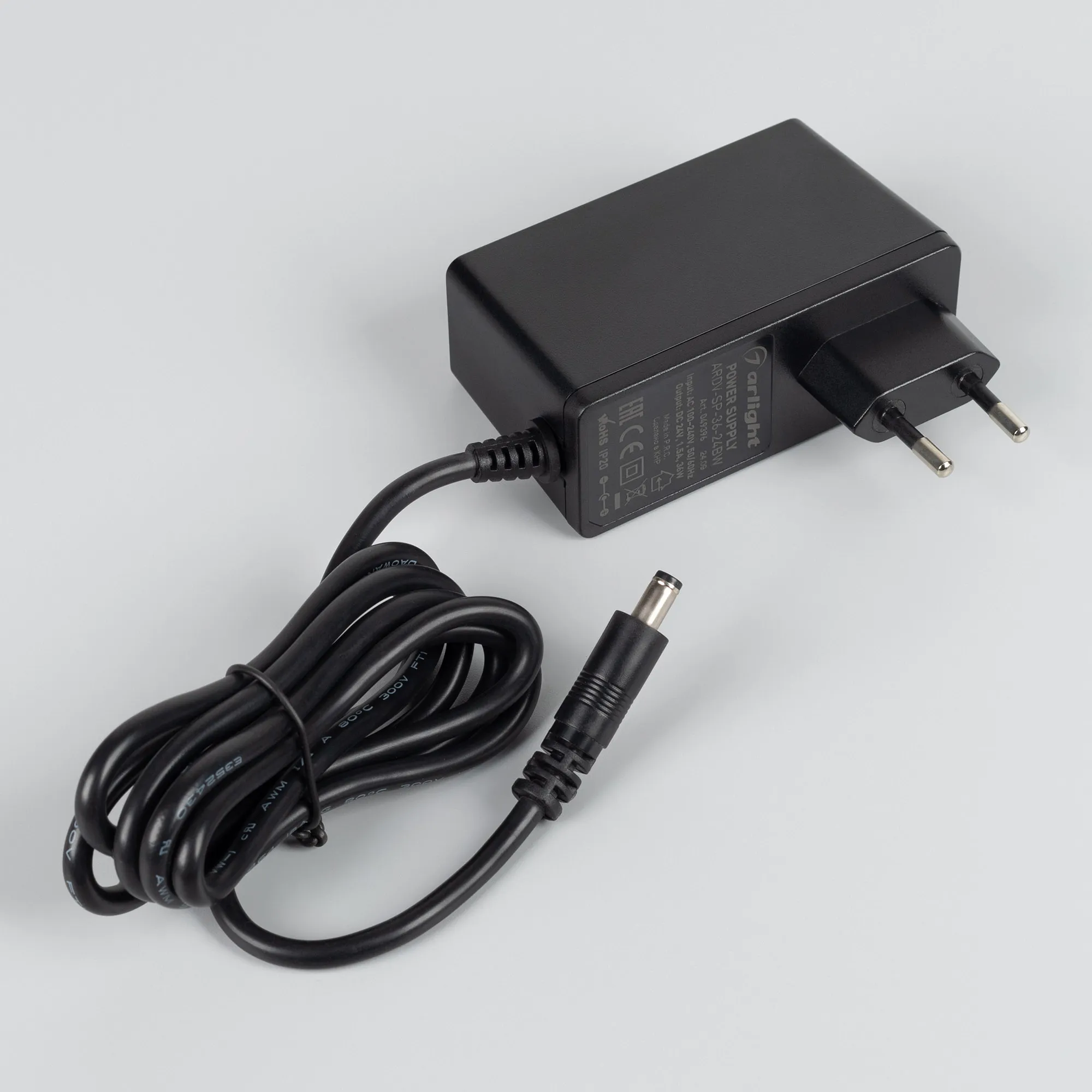 Блок питания ARDV-SP-36-24BW (24V, 1.5A, 36W) (Arlight, Адаптер, 5 лет) - Изображение