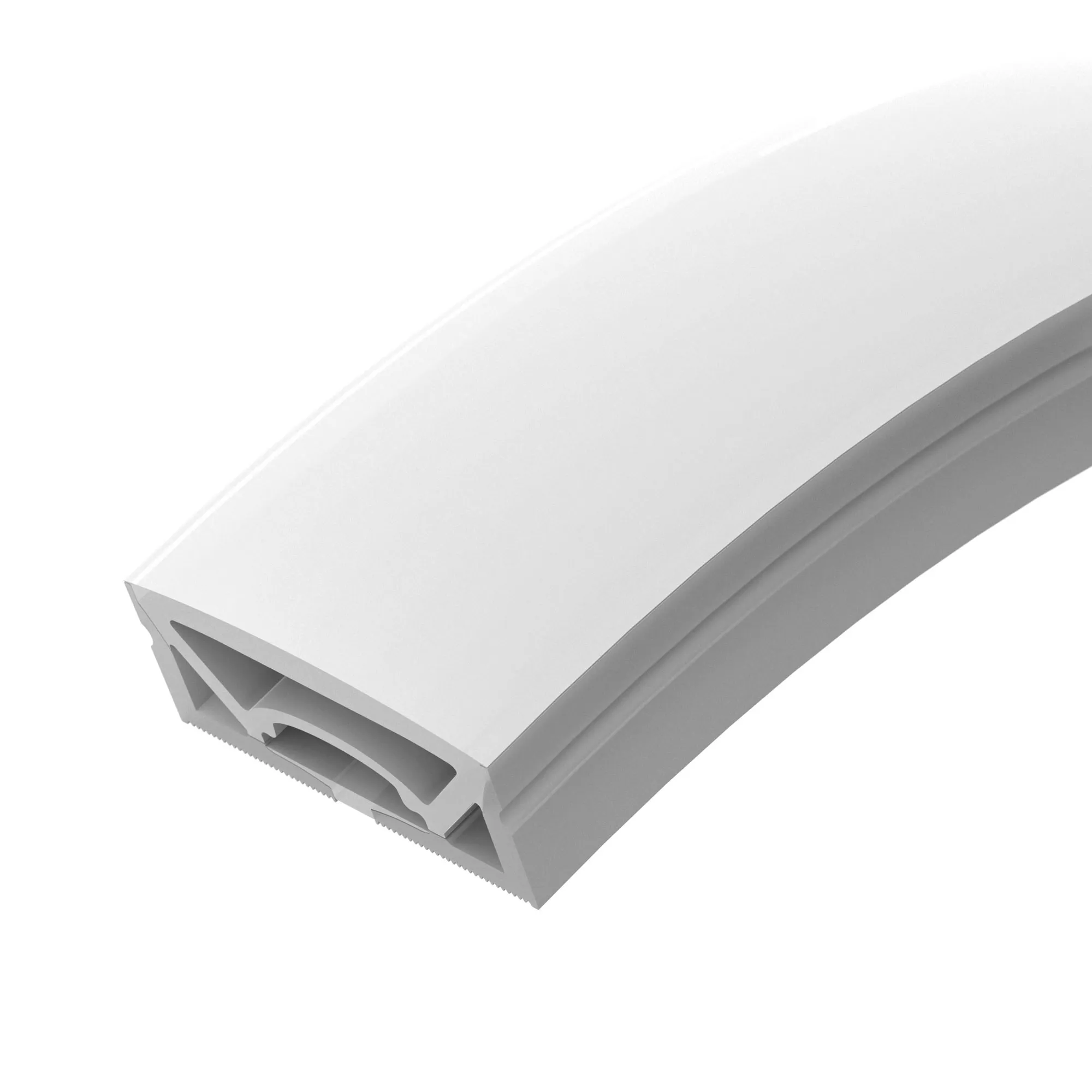 Силиконовый профиль WPH-FLEX-5025-TOP-S23-5m WHITE (Arlight, Силикон) - Изображение