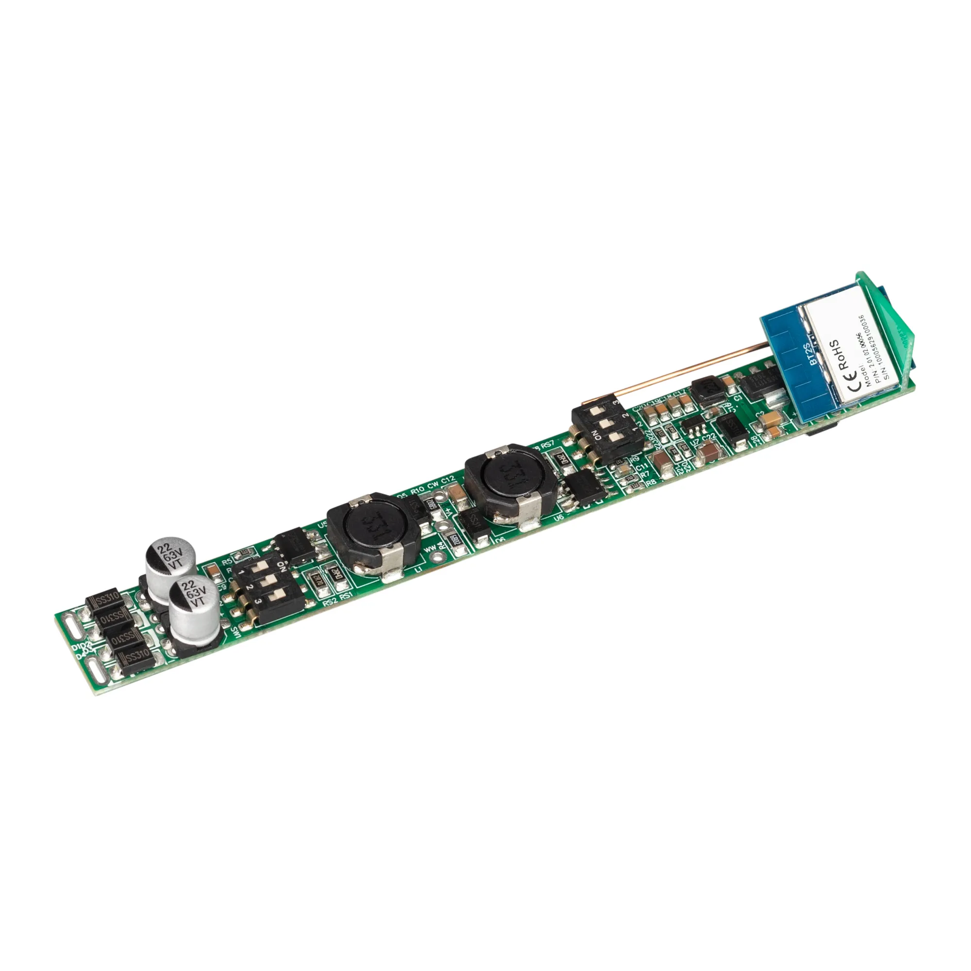 INTELLIGENT ARLIGHT Диммер SMART-CC-202-72-MIX-IN (48V, 2x150-500mA, Track, TUYA BLE, 2.4G) (IARL, IP20 Пластик, 5 лет) - Изображение