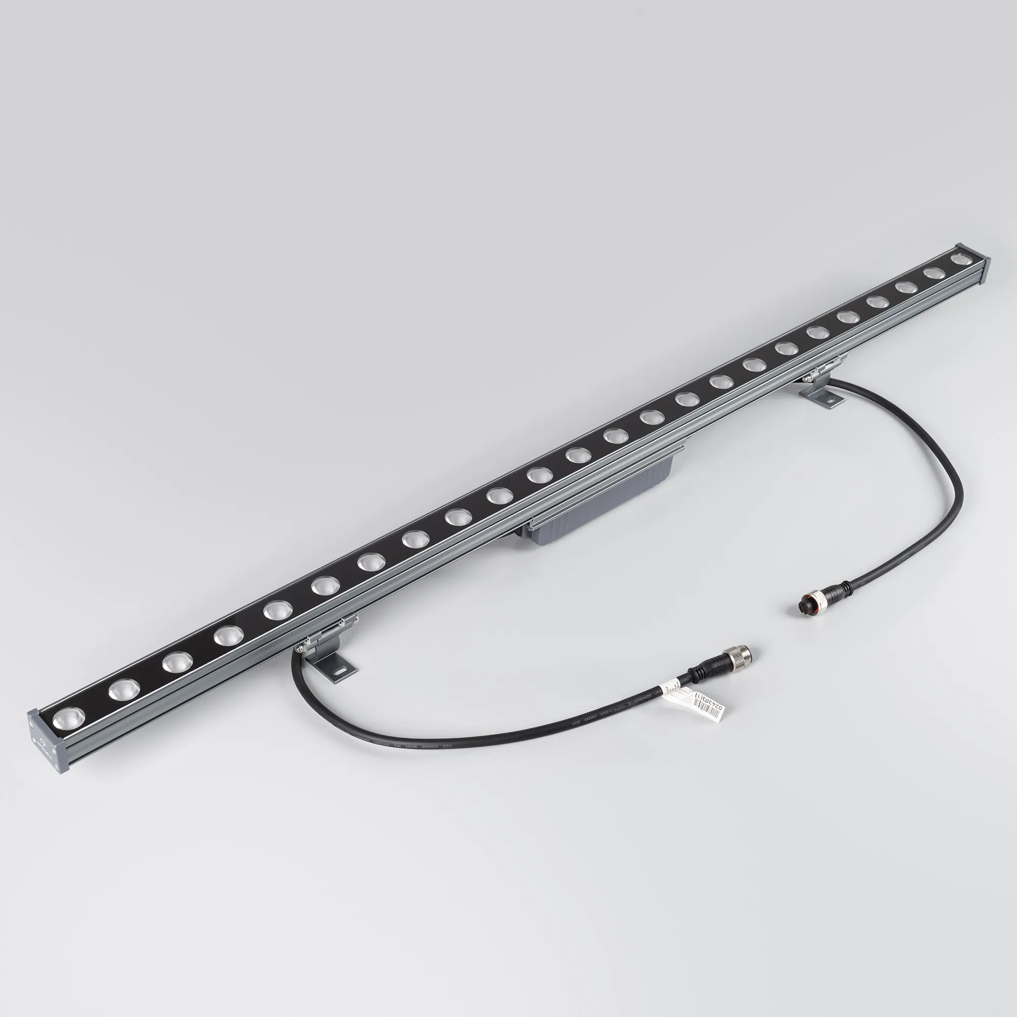 Линейный прожектор AR-LINE-1000-24W Warm3000 (GR, 30 deg, 230V) (Arlight, IP65 Металл, 3 года) - Изображение