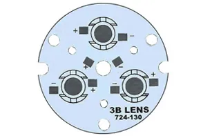 Плата D44-3E Emitter (3x LED, 724-130) (Turlens, -)