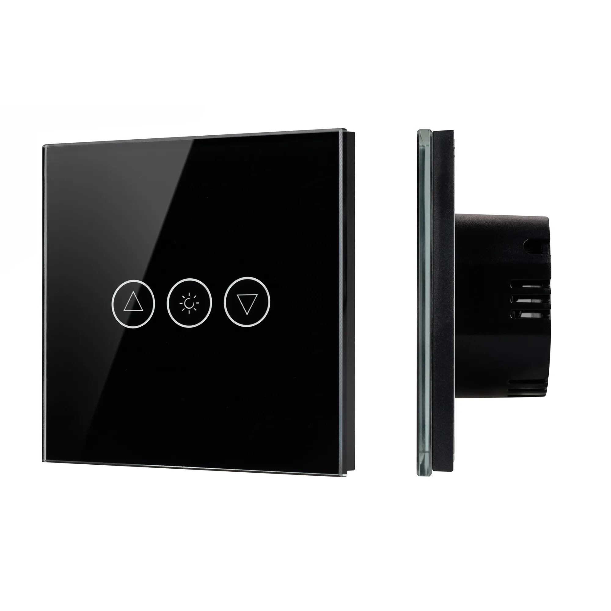 Светорегулятор сенсорный с Zigbee управлением SWT-OMALI-SD3-ZB-BK (250V, 500W) (Arlight, Стекло) - Изображение