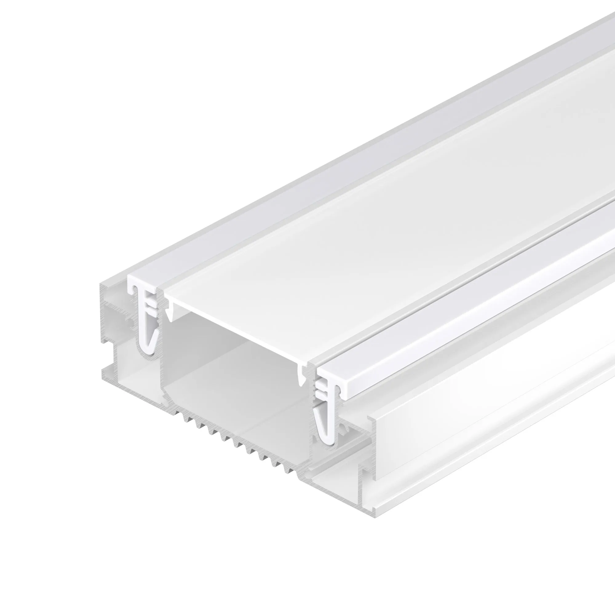 Профиль STRETCH-41-CEIL-CENTER-2000 WHITE (Arlight, Алюминий) - Изображение