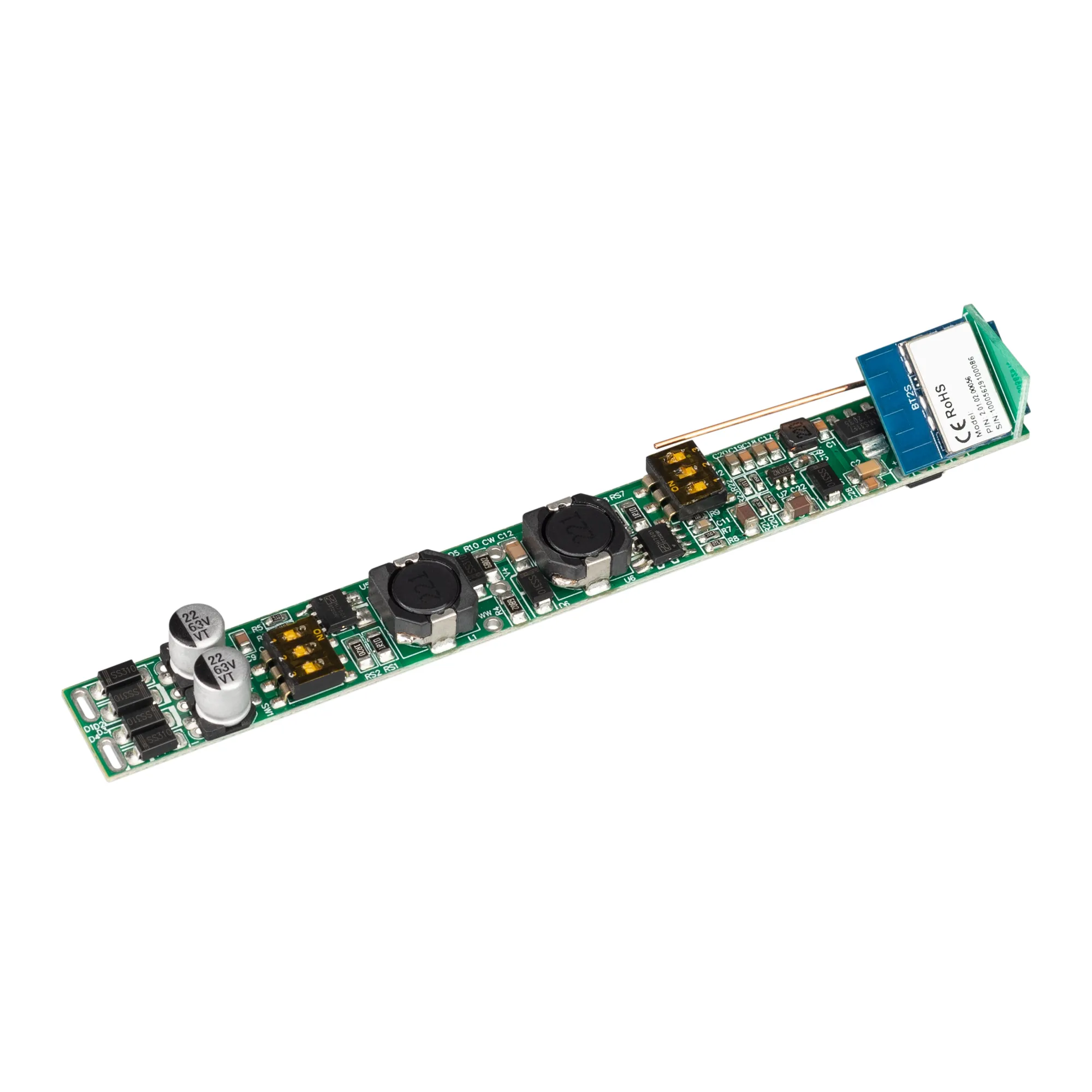 INTELLIGENT ARLIGHT Диммер SMART-CC-202-72-MIX-IN (48V, 2x350-700mA, Track, TUYA BLE, 2.4G) (IARL, IP20 Пластик, 5 лет) - Изображение