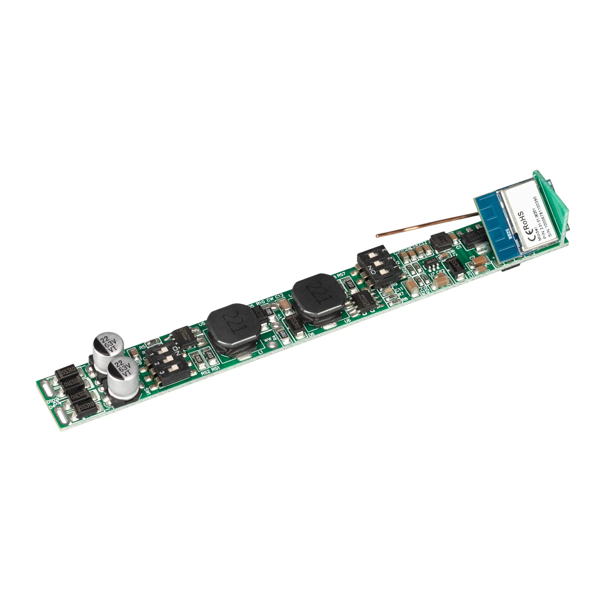 INTELLIGENT ARLIGHT Диммер SMART-CC-202-72-MIX-IN (48V, 2x350-700mA, Track, TUYA Wi-Fi, 2.4G) (IARL, IP20 Пластик, 5 лет) - Изображение